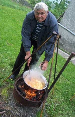 A bográcsnál